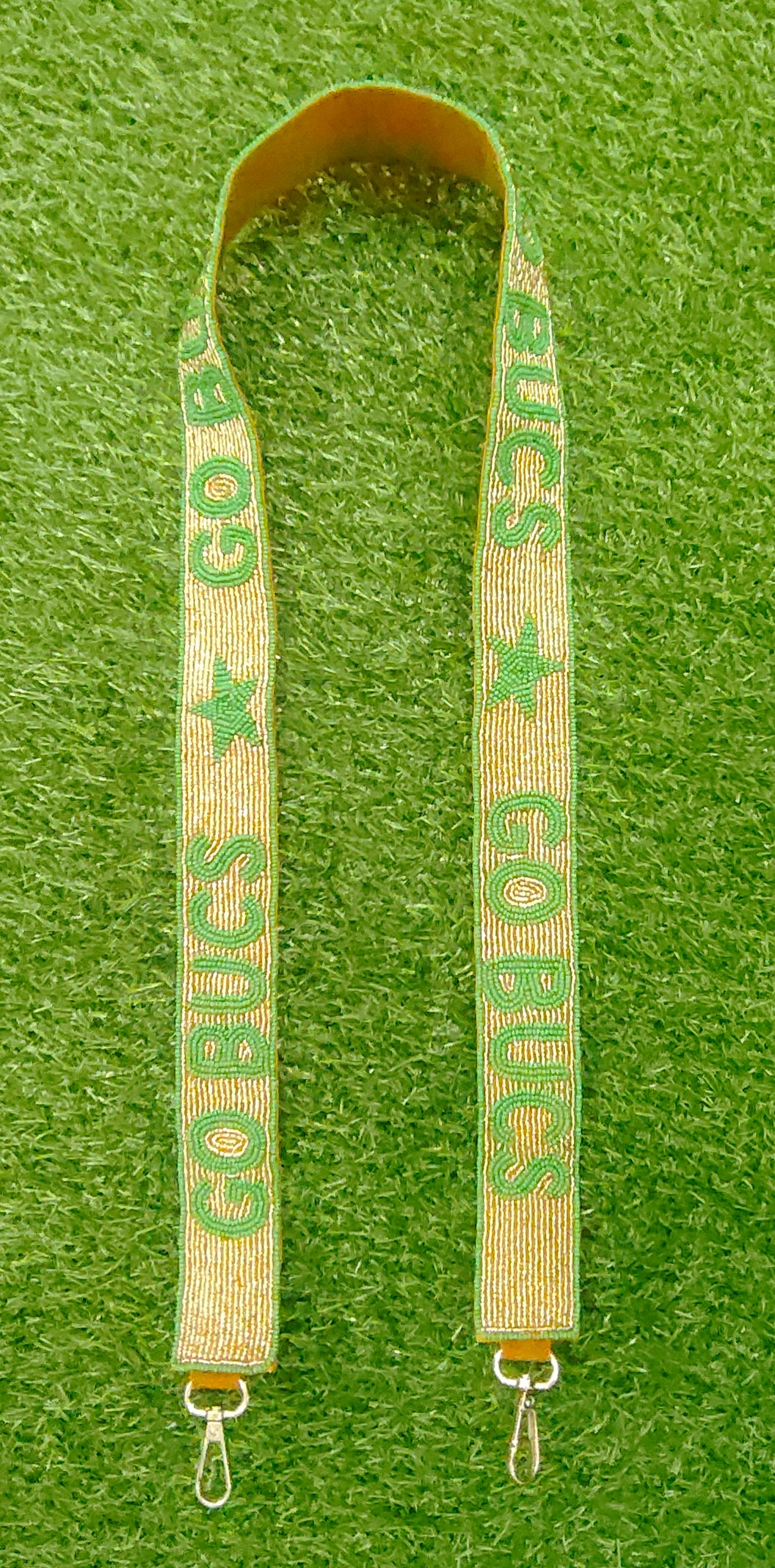 47-Inch Beaded Purse Straps - CRIMSON TIDE, GOBILS, TRIPIES #23, OBU TIGERS, DALLAS BAPTIST, MIAMI DOLPHINS - 1.5 Inches Wide