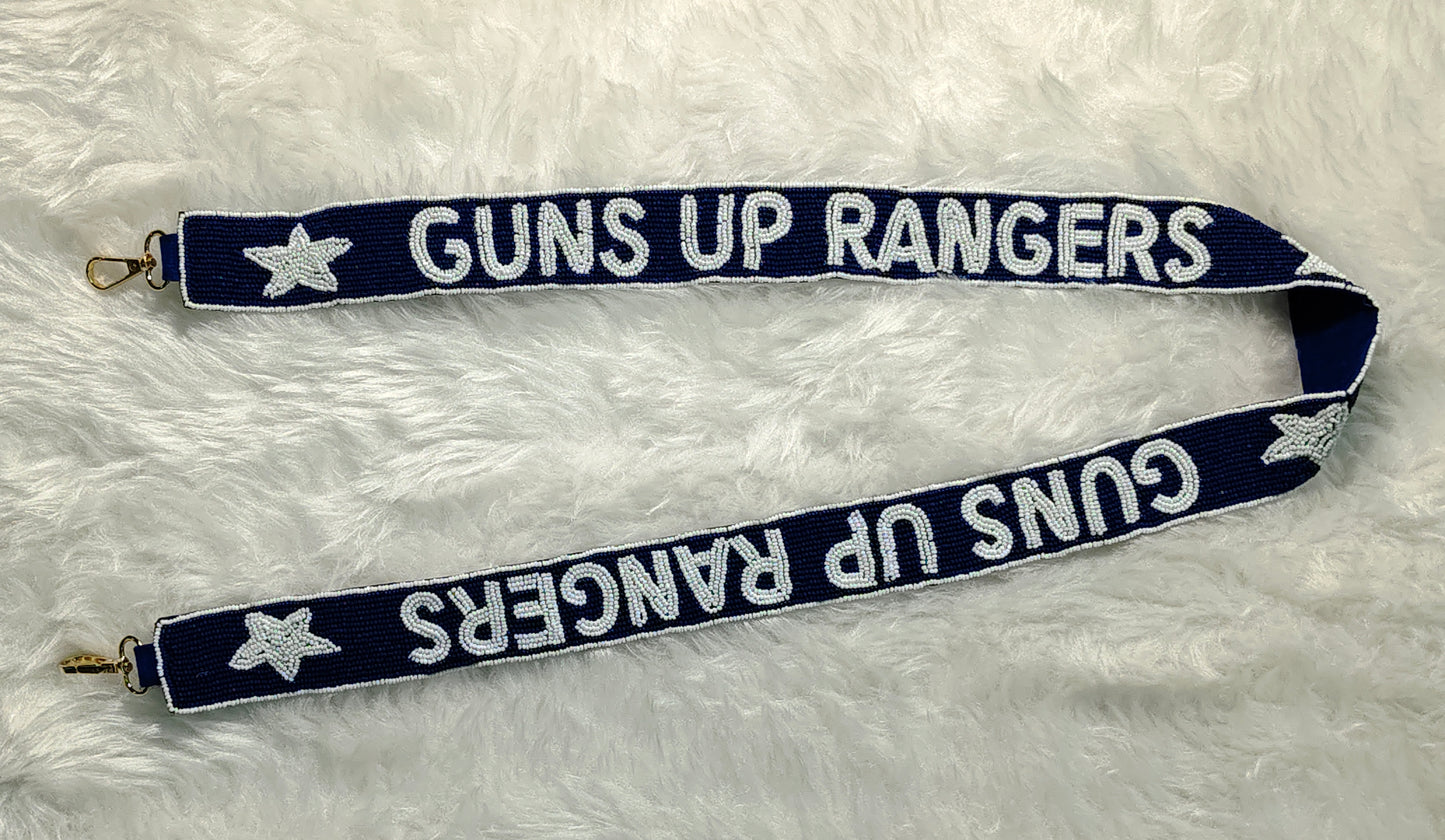 Beaded Purse Strap for Game Day and Cross Body Bag – 47 Inches Long and 1.5 Inches Wide – Florida Gators, Roll Jays, Boomer Sooner, Guns Up Rangers
