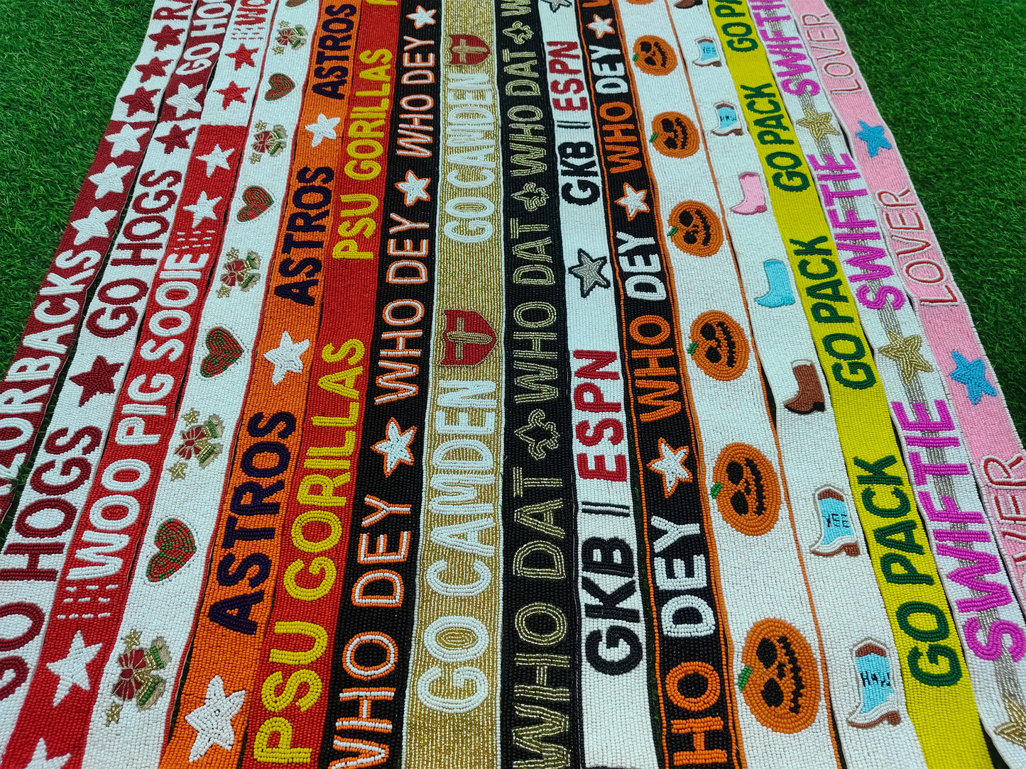 Custom Beaded Purse Strap For Gameday And Crossbody replacement