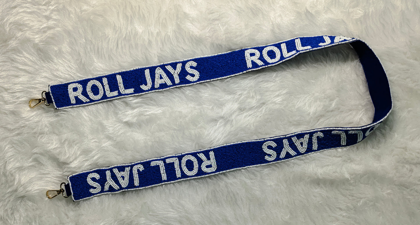 Beaded Purse Strap for Game Day and Cross Body Bag – 47 Inches Long and 1.5 Inches Wide – Florida Gators, Roll Jays, Boomer Sooner, Guns Up Rangers
