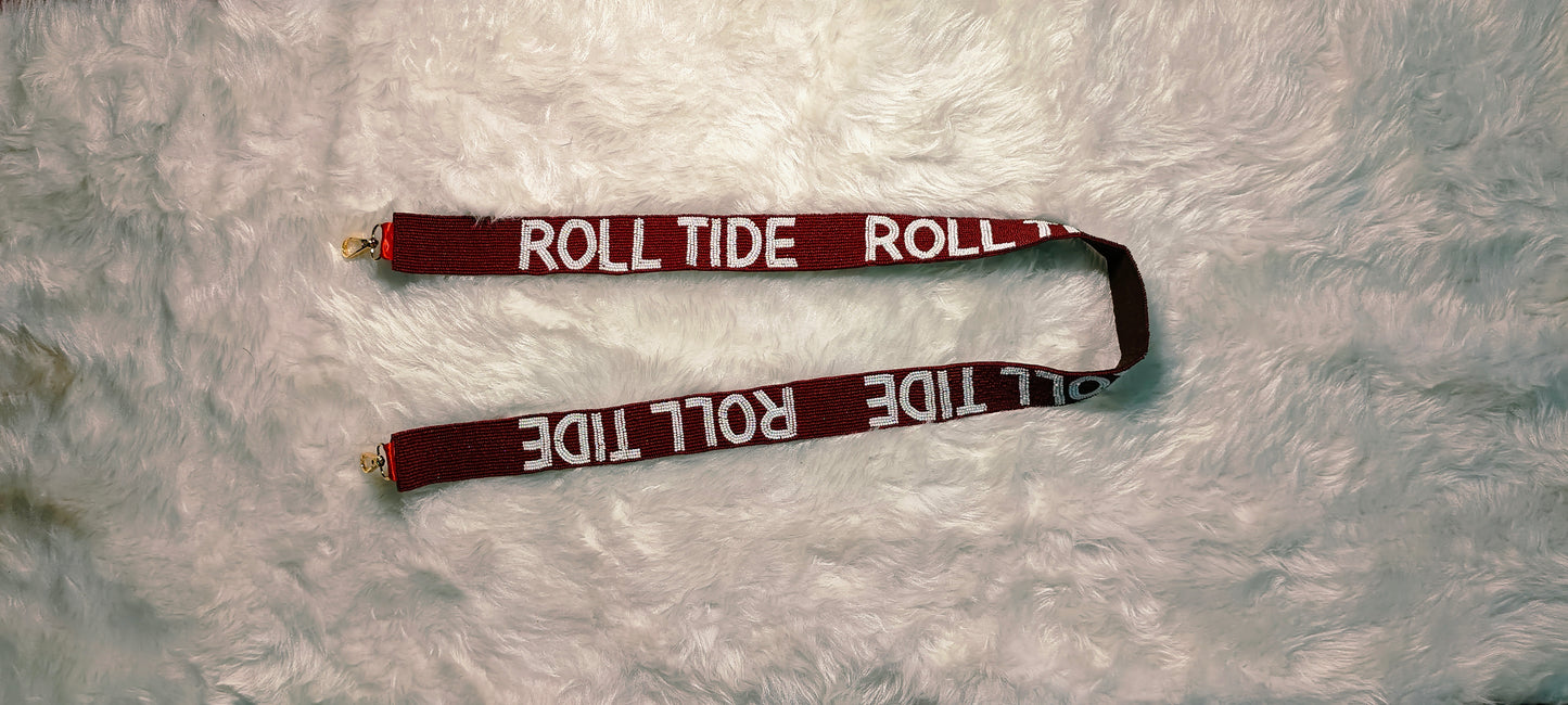 Beaded Gameday Purse Strap – 47" Crossbody Strap, 1.5" Wide